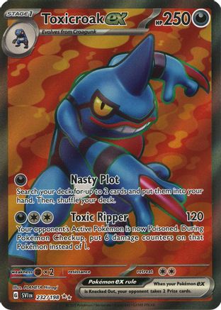 Toxicroak ex 232/198 - Holofoil - Ultra Rare