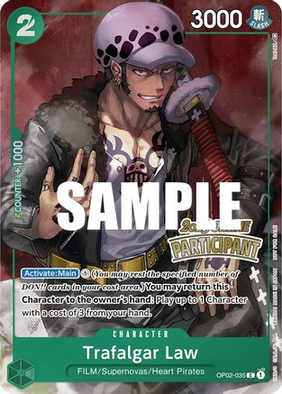 Trafalgar Law (Online Regional 2023) [Participant] (OP02-035) - Promo