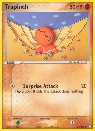 Trapinch 068/108 - Reverse Holofoil - Common