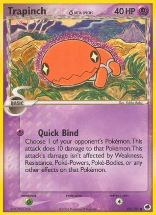 Trapinch (Delta Species) 069/101 - Reverse Holofoil - Common