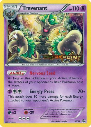 Trevenant (Prerelease) XY94 - Holofoil - Promo