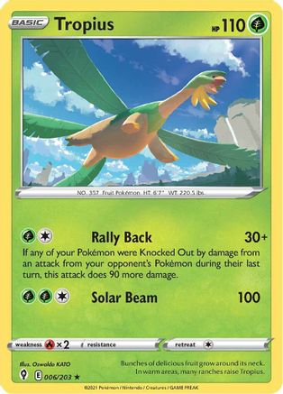 Tropius 006 - Rare