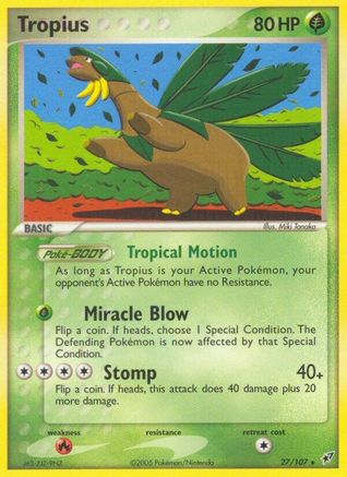 Tropius - Reverse Holofoil - Rare