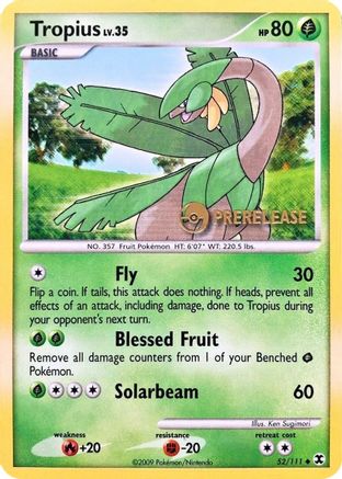 Tropius - 52/111 (Prerelease)/111 - Promo
