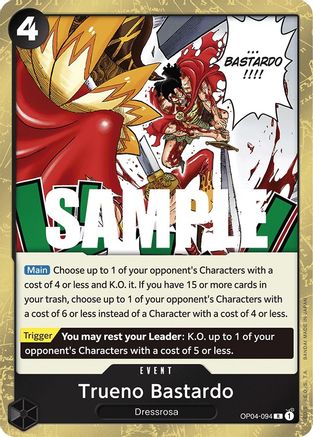 Trueno Bastardo (OP04-094) - Rare