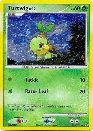 Turtwig - 103/130 (Cosmos Holofoil)/130 - Holofoil - Promo