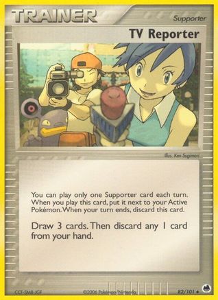 TV Reporter 082/101 - Reverse Holofoil - Uncommon