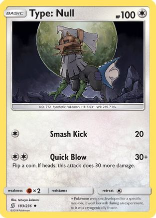 Type: Null 183 - Uncommon