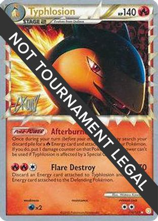 Typhlosion - 2011 (Christopher Kan) 110 - Ultra Rare