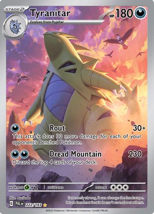 Tyranitar 222/193 - Holofoil - Illustration Rare