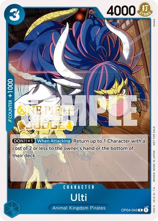 Ulti (Judge Pack Vol. 3) (OP04-043) - Rare