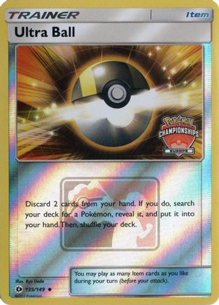 Ultra Ball (Europe Championships) 135/149 - Reverse Holofoil - Promo