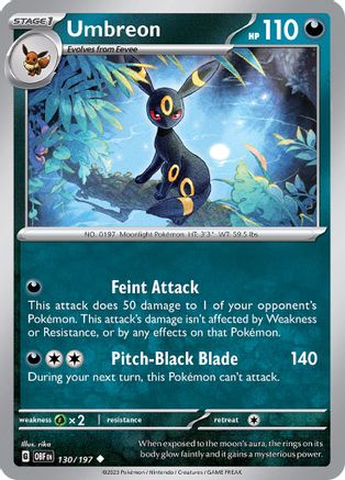 Umbreon 130 - Uncommon