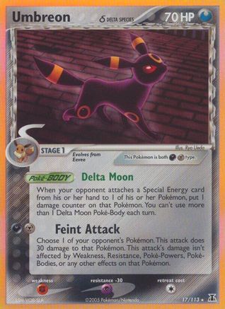 Umbreon (Delta Species) - Reverse Holofoil - Holo Rare