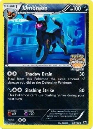 Umbreon - 60/108 (Regional Championships)/108 - Holofoil - Promo