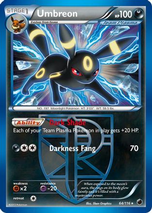 Umbreon (Team Plasma) 064 - Holofoil - Holo Rare