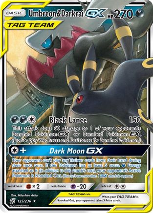 Umbreon & Darkrai GX 125 - Holofoil - Ultra Rare