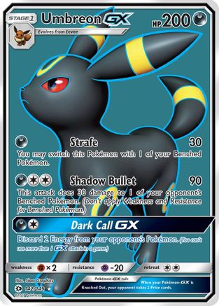 Umbreon GX (Full Art) 142 - Holofoil - Ultra Rare