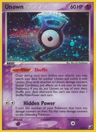 Unown (G) - Holofoil - Holo Rare