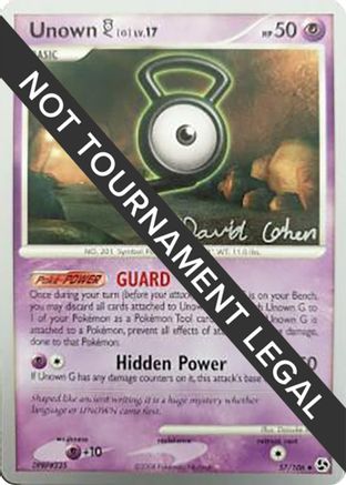 Unown [G] - 2009 (David Cohen) 057  - Uncommon