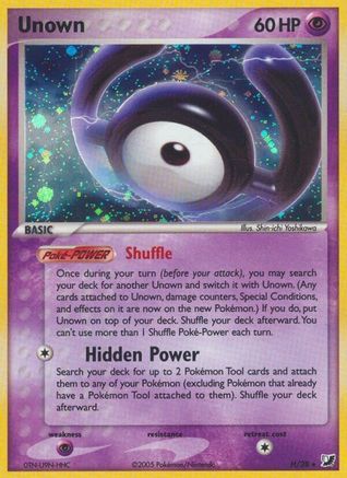 Unown (H) - Holofoil - Holo Rare