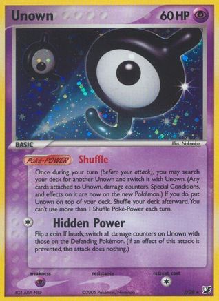 Unown (J) - Holofoil - Holo Rare