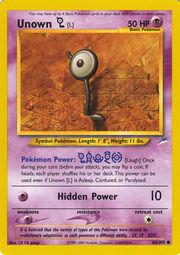 Unown [L] 086  - Unlimited - Common
