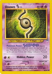 Unown [S] 087  - Unlimited - Common