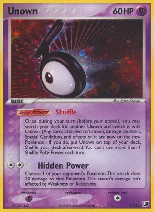 Unown (T) - Holofoil - Holo Rare