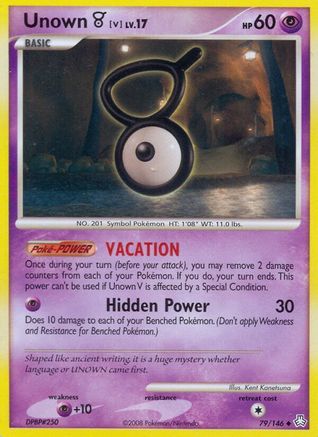 Unown (V) - Uncommon