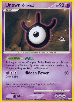 Unown (W) - Uncommon