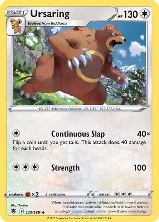 Ursaring 123 - Uncommon