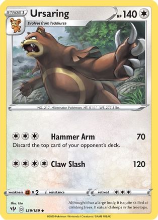Ursaring 139 - Uncommon