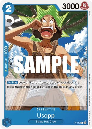 Usopp (Sealed Battle Kit Vol. 1) (P-049) - Promo