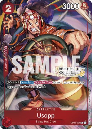 Usopp - OP01-004 (Treasure Cup) (OP01-004) - Promo