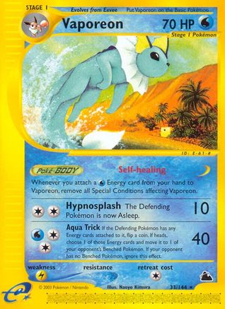 Vaporeon - Rare