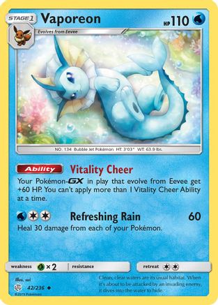 Vaporeon 042 - Uncommon