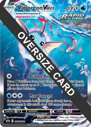 Vaporeon VMAX - SWSH182 - Holofoil - Promo