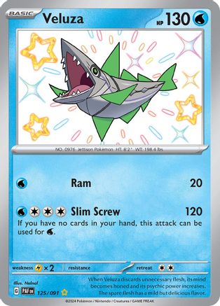 Veluza 125/091 - Holofoil - Shiny Rare