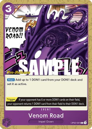 Venom Road (OP02-091) - Common