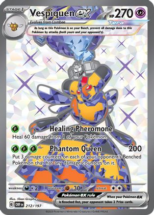 Vespiquen ex 212/197 - Holofoil - Ultra Rare