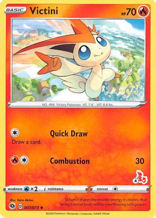 Victini (#4 Cinderace Stamped) 007/073 - Promo