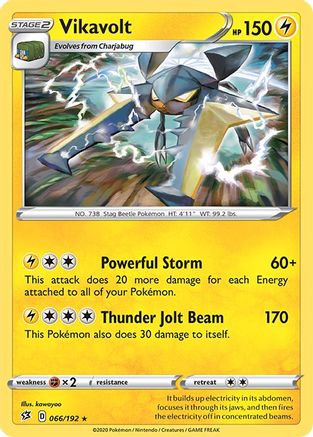 Vikavolt 066/192 - Holofoil - Holo Rare
