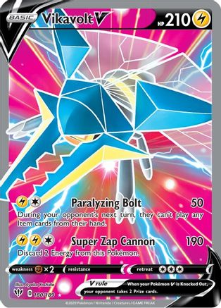 Vikavolt V (Full Art) 180 - Holofoil - Ultra Rare