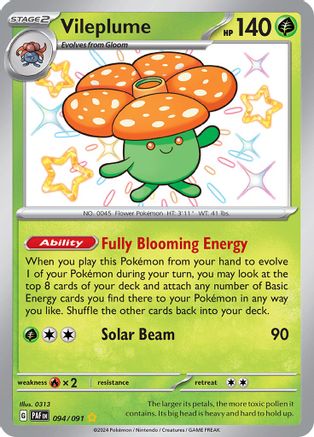 Vileplume 094 - Holofoil - Shiny Rare