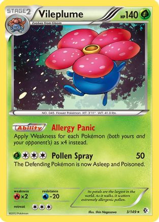 Vileplume - Holofoil - Holo Rare