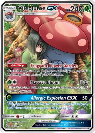 Vileplume GX (Full Art) - Holofoil - Ultra Rare