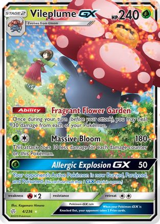Vileplume GX 004 - Holofoil - Ultra Rare