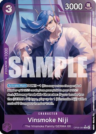 Vinsmoke Niji (OP06-064) (Full Art) (OP06-064) - Common
