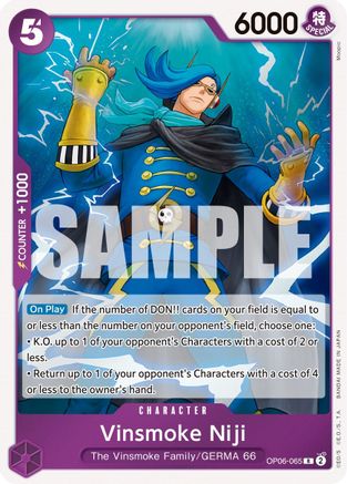 Vinsmoke Niji (065) (OP06-065) - Rare